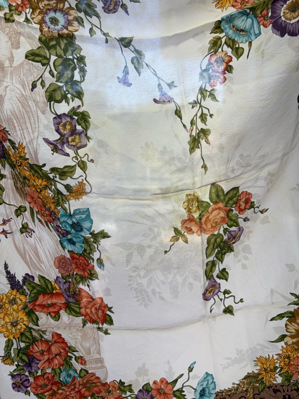 CHRISTIAN DIOR Vintage Solk Scarf - Picture 11 of 11